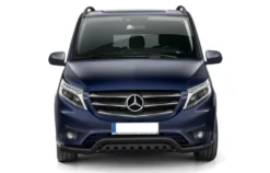 Lowbar EU frontbåge med hasplåt Svart - Mercedes Vito W447 Facelift 2021->