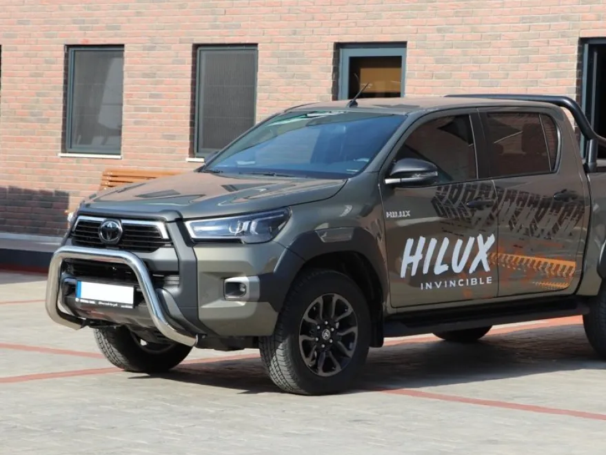 Mindre 76MM frontbåge Svart - Toyota Hilux VIII Facelift 2020->
