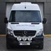Modellanpassad Voolbar Ljusbåge till Mercedes Sprinter 2014- Fästen för 2 extraljus