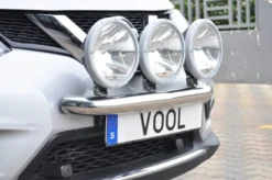 Modellanpassad Voolbar Ljusbåge till Nissan X-trail 2015- Fästen för 2 extraljus