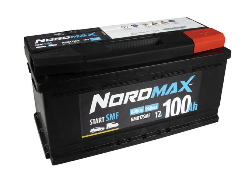 Nordmax SMF Start/Stoppbatteri 12V 100Ah 800A