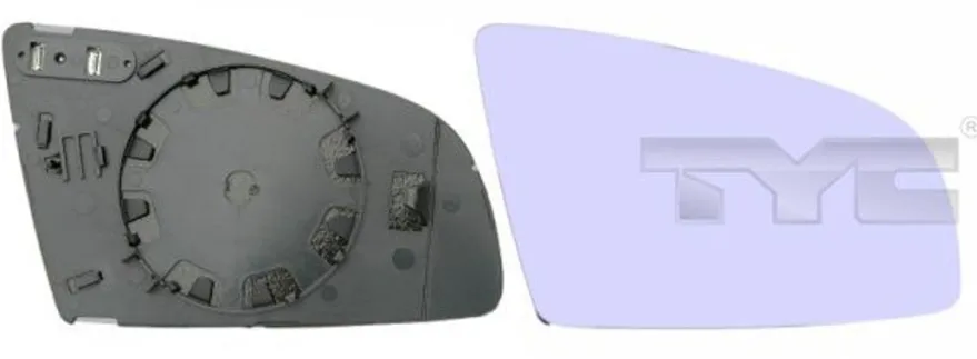 Sidospegelglas Höger Audi A3, A4, A6