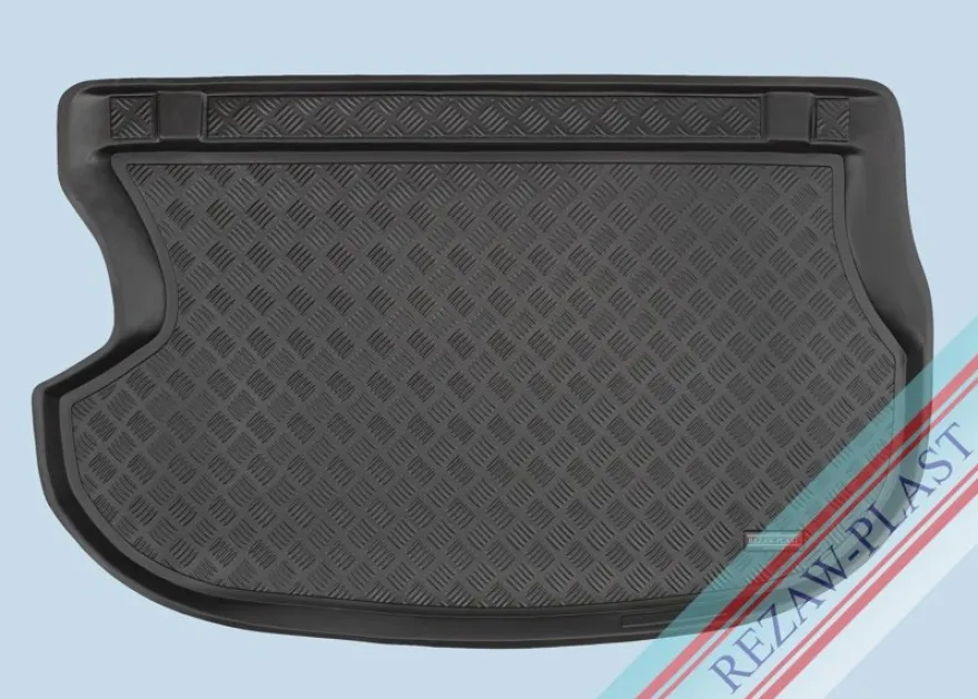 Skålad Bagagerumsmatta Svart Mitsubishi Outlander I 2002-2006