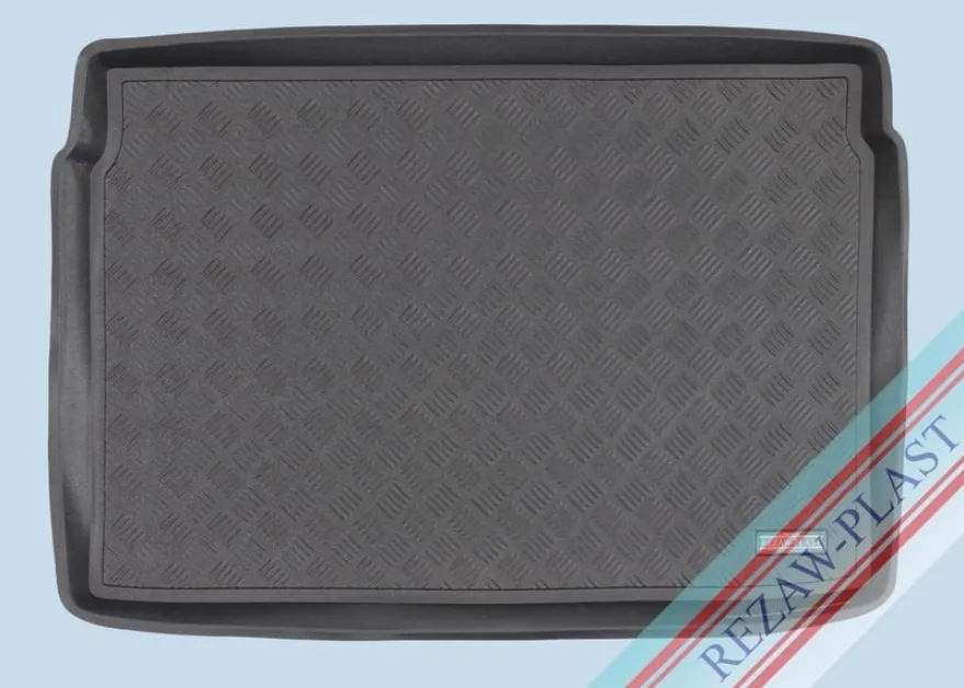 Skålad Bagagerumsmatta Svart Peugeot 2008 II 2019->