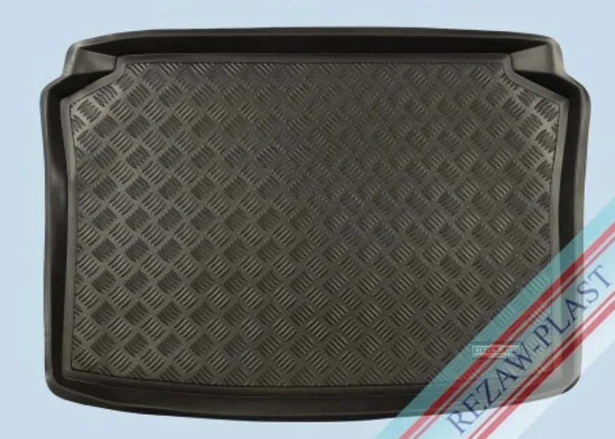 Skålad Bagagerumsmatta Svart VW Polo IV Hatchback