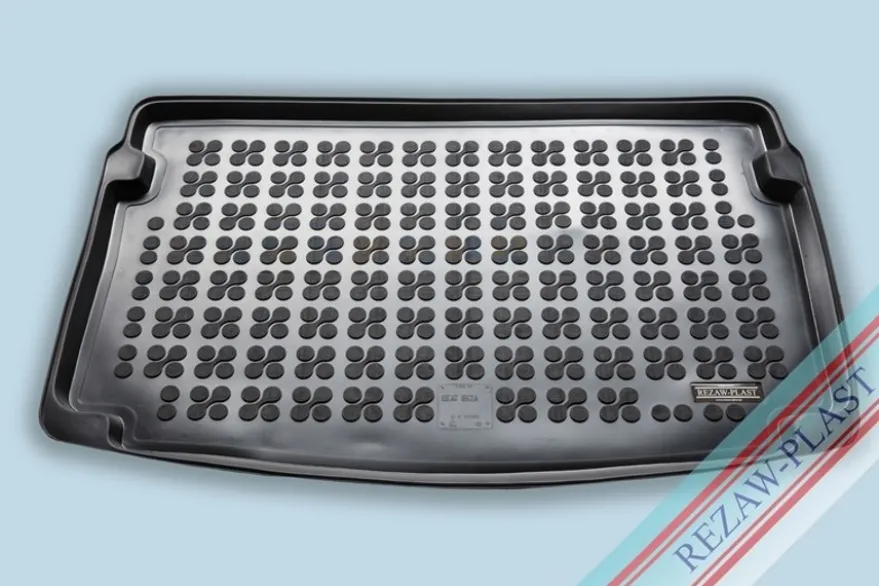Skålad Mjuk Bagagerumsmatta Svart Seat Ibiza V 2017->