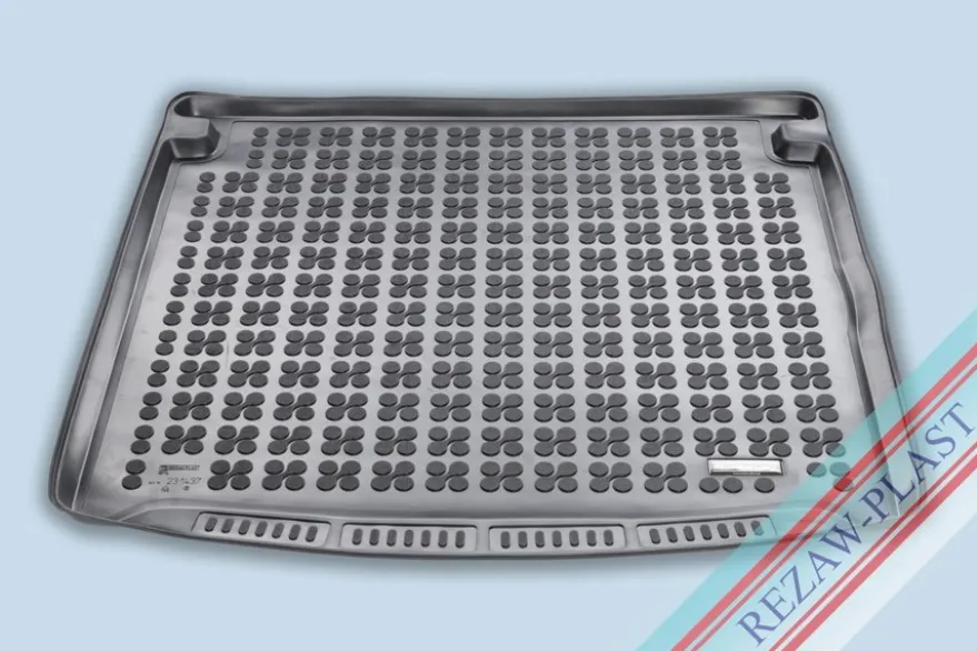 Skålad Mjuk Bagagerumsmatta Svart Seat Tarraco, VW Tiguan Allspace