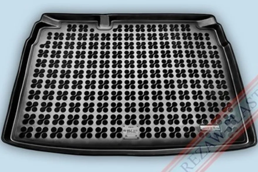 Skålad Mjuk Bagagerumsmatta Svart VW Golf V, Golf VI
