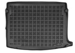 Skålad Mjuk Bagagerumsmatta Svart VW Taigo 2021->