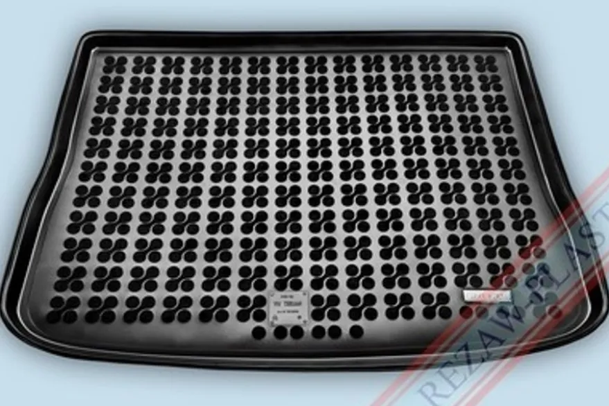 Skålad Mjuk Bagagerumsmatta Svart VW Tiguan 5-Sits
