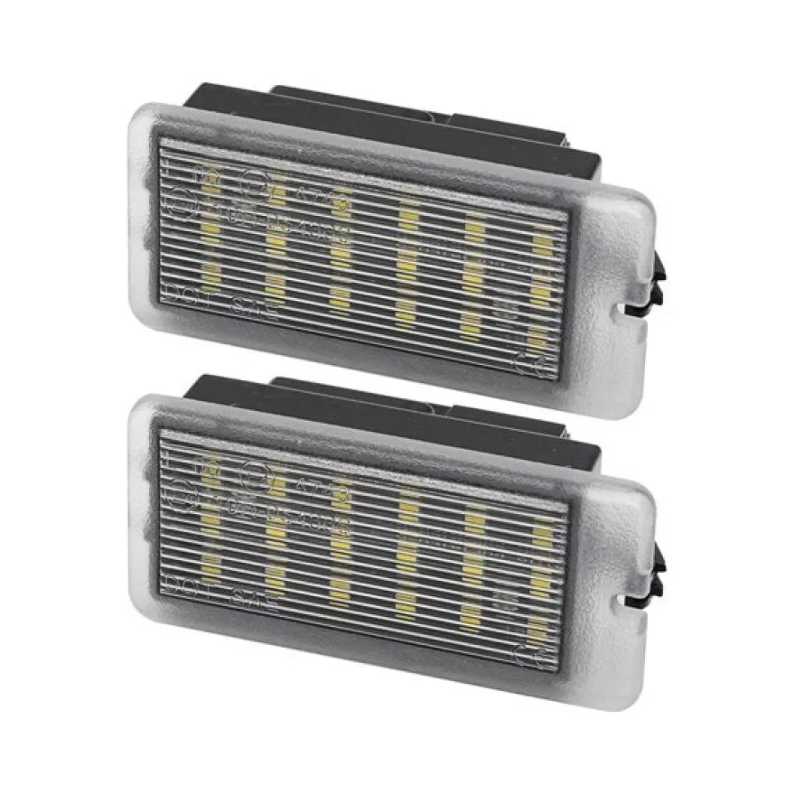 Skyltbelysning LED Nissan, Renault, Dacia