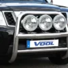 STOR 76MM frontbåge - Nissan Navara D40 (King Cab) 2010-2015