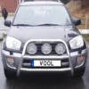 Stor Trio frontbåge Svart - Toyota RAV4 II 2001-2005