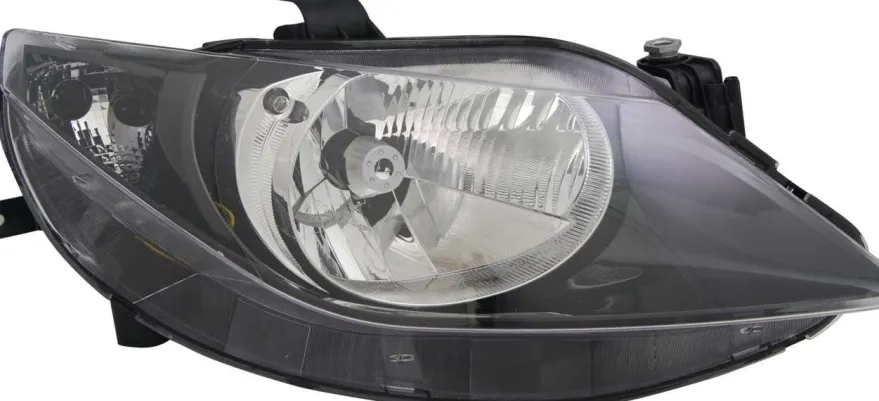 Strålkastare Höger Svart Svart Seat Ibiza (6J) 03.2008-03.2012