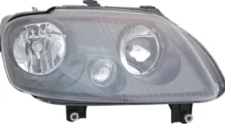 Strålkastare Höger Svart VW Caddy III, Touran