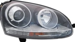 Strålkastare Xenon Höger Svart VW Golf MK5, Jetta MK3