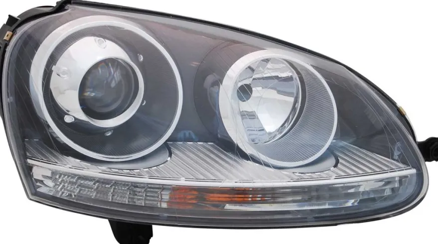 Strålkastare Xenon Höger Svart VW Golf MK5, Jetta MK3