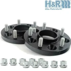 Svarta Spacers 30mm Volvo C30, V40, V50 Ford Focus, C-Max, Mondeo mm