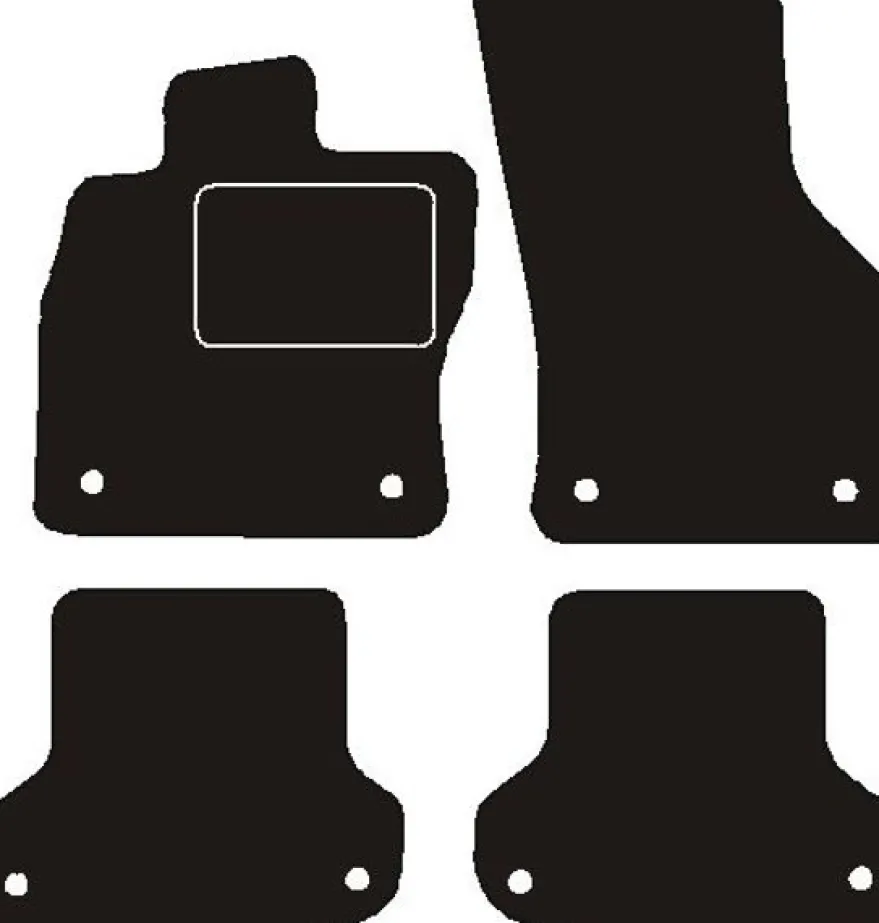 Textilmattor Audi A3 Sportback 8P 2004-2013