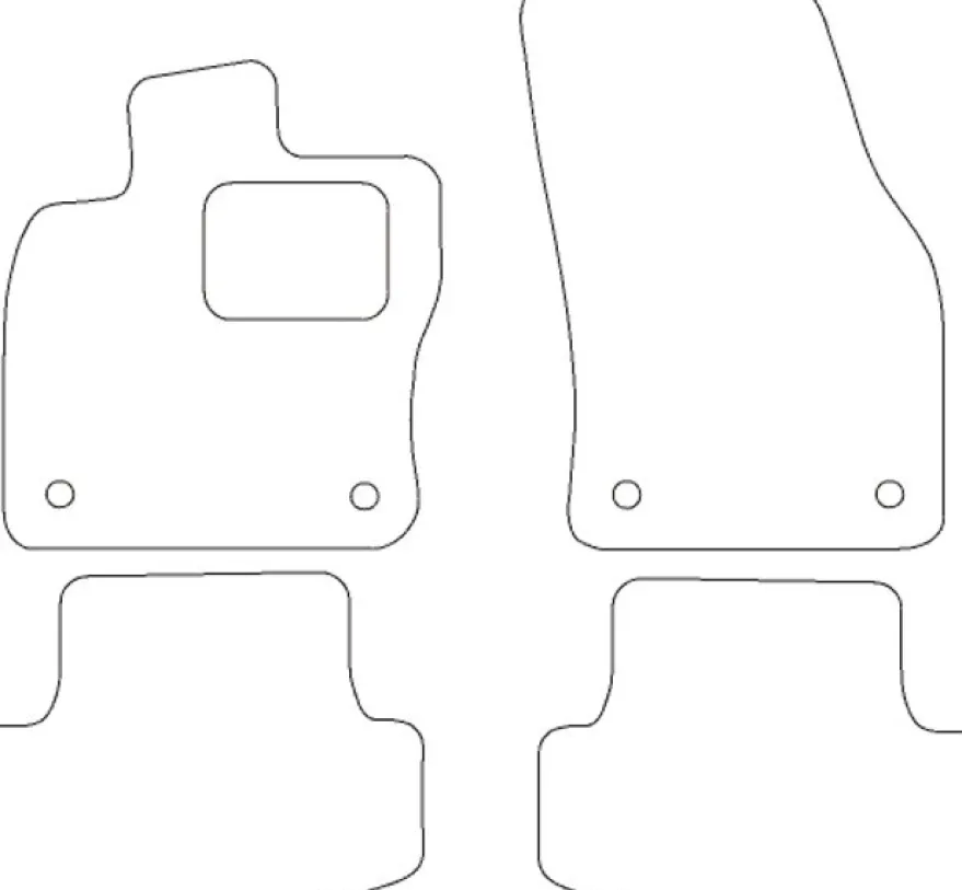 Textilmattor H-line Audi Q2 GA