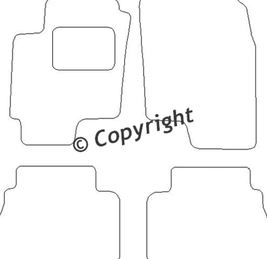 Textilmattor H-line Chevrolet Evanda