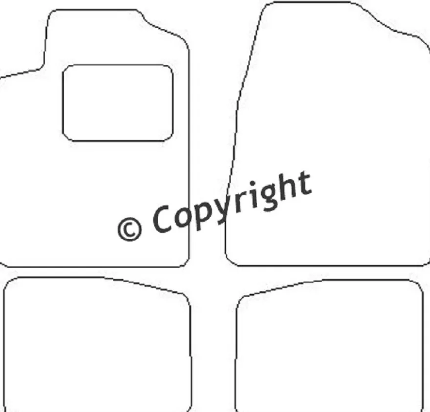 Textilmattor H-line Chrysler Sebring