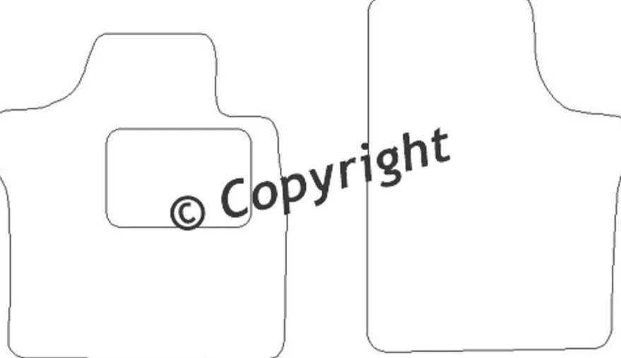 Textilmattor H-line Chrysler Voyager II LWB