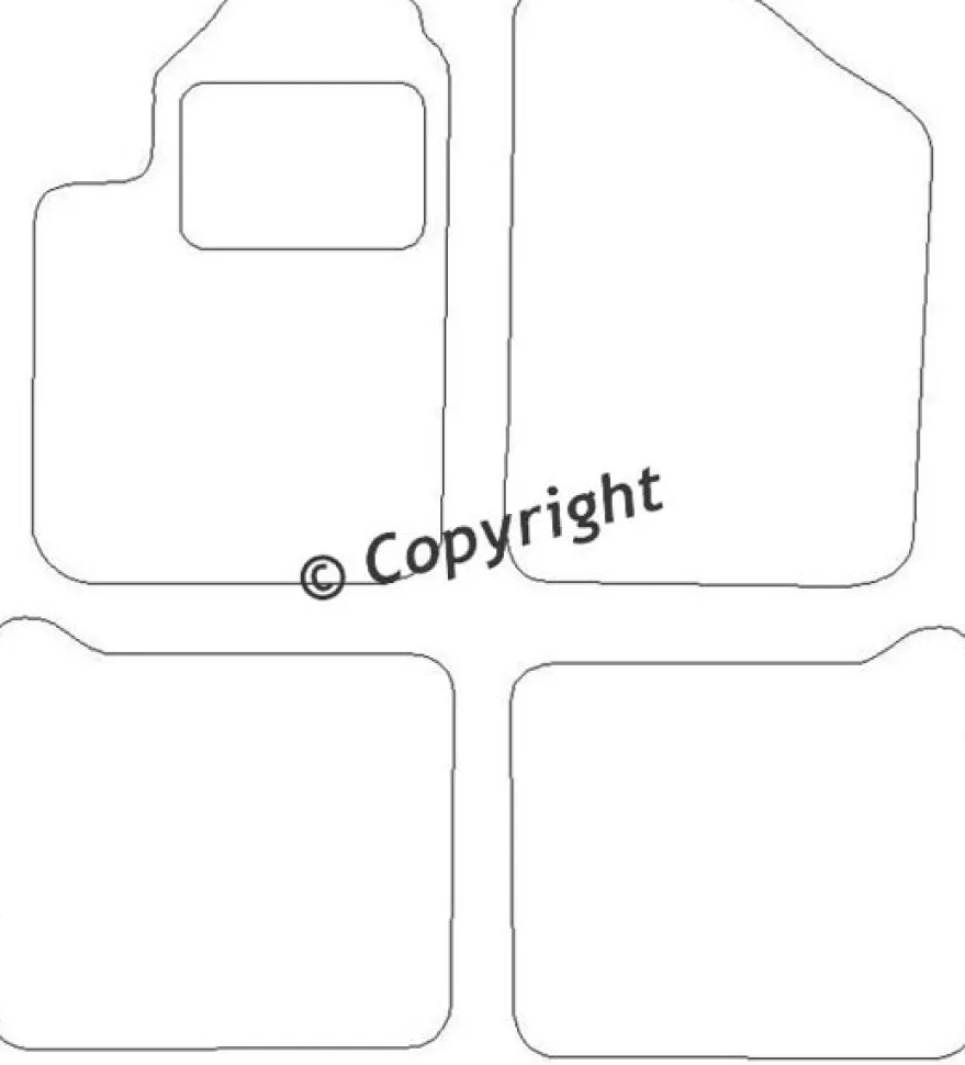 Textilmattor H-line Citroen Berlingo Multispace