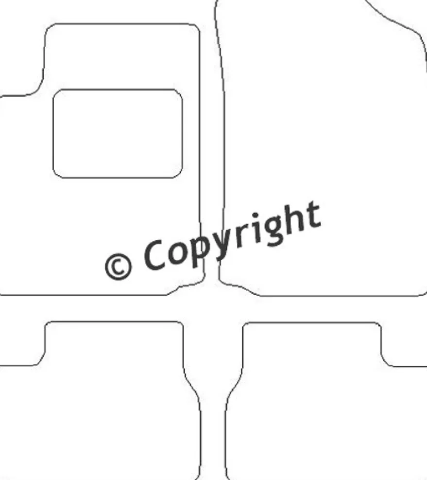 Textilmattor H-line Citroen C3