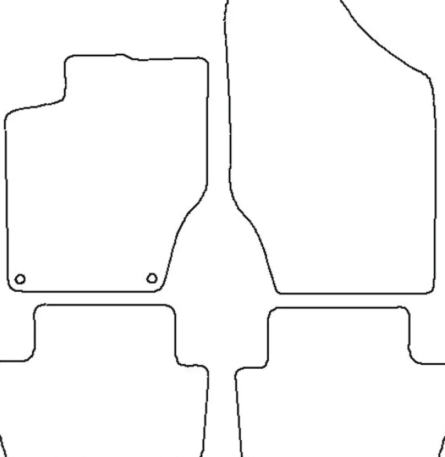 Textilmattor H-line Citroen C4 /DS4