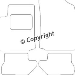 Textilmattor H-line Citroen C3 Pluriel