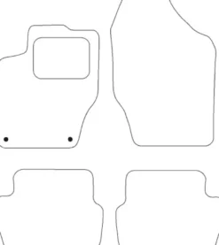 Textilmattor H-line Citroen DS4 Crossback