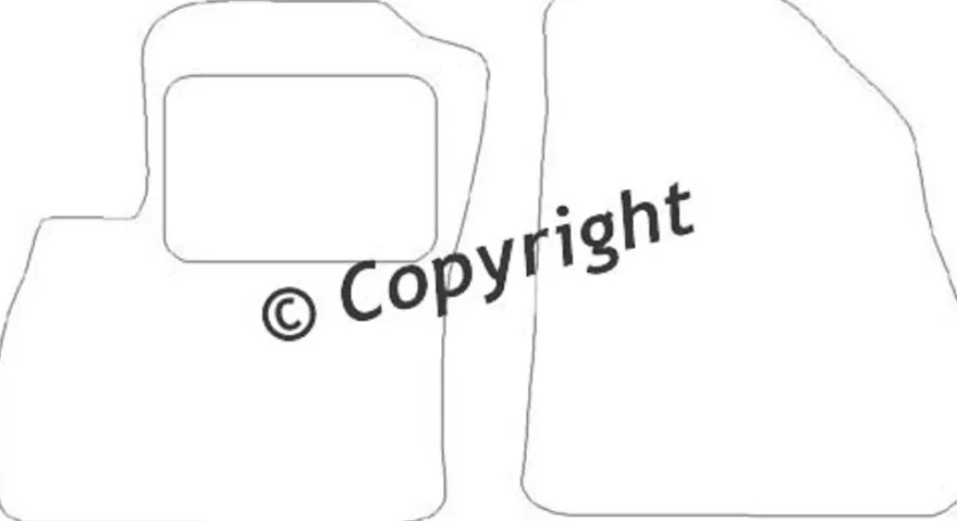Textilmattor H-line Fiat Fiorino Combi