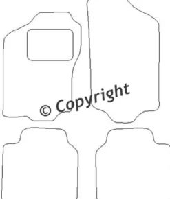 Textilmattor H-line Fiat Tempra