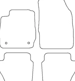 Textilmattor H-line Ford Fiesta VI