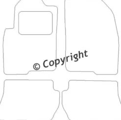 Textilmattor H-line Ford Fusion