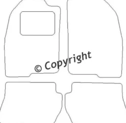 Textilmattor H-line Ford Fusion