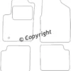 Textilmattor H-line Ford Ka