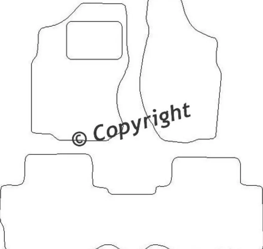 Textilmattor H-line Ford Maverick