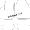 Textilmattor H-line Ford Puma