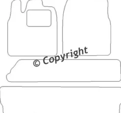 Textilmattor H-line Ford Windstar