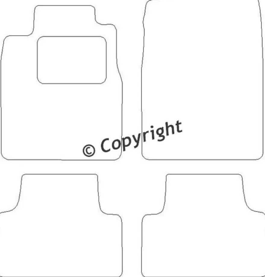 Textilmattor H-line Honda CRV III