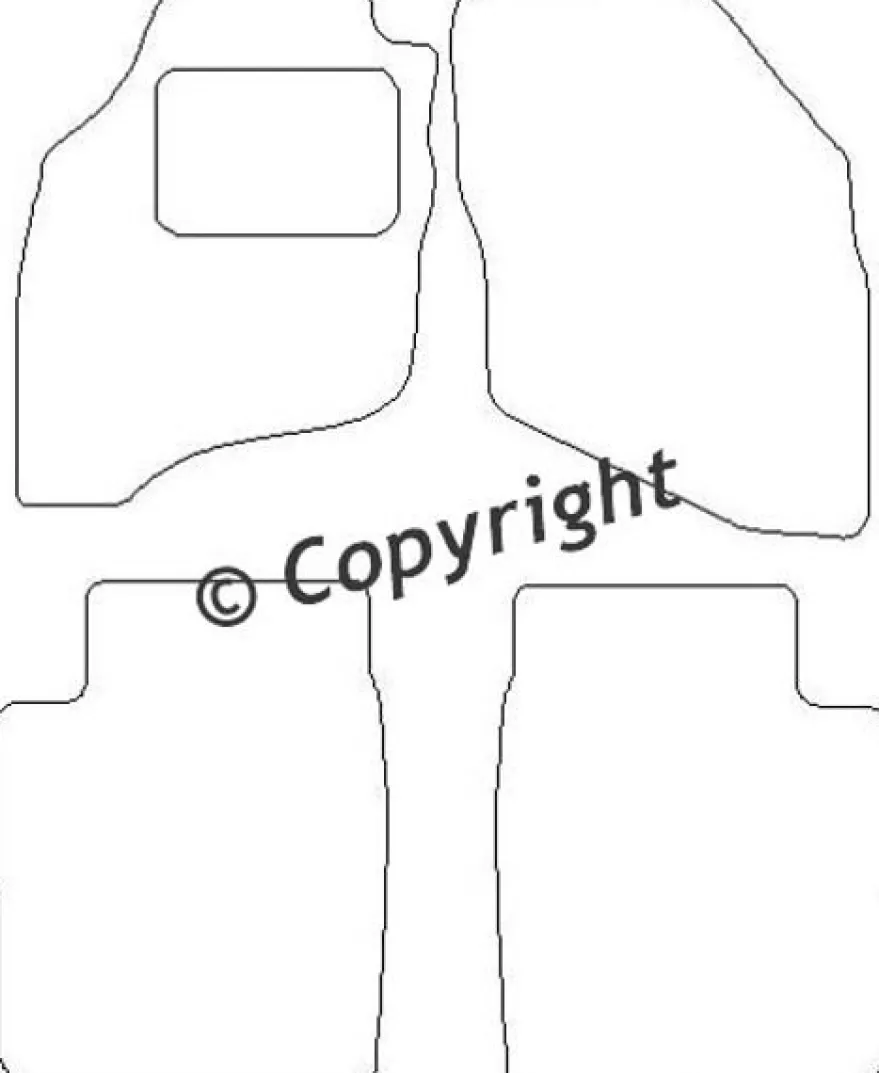 Textilmattor H-line Honda Jazz II