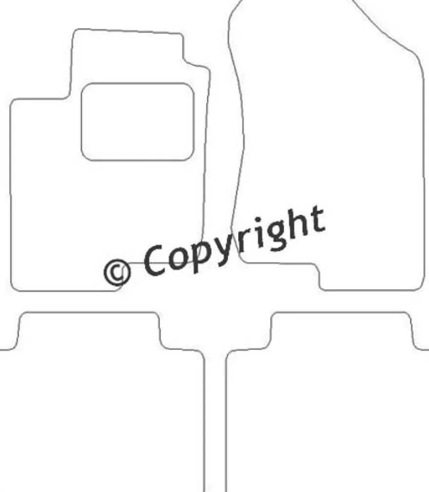 Textilmattor H-line Hyundai Grandeur