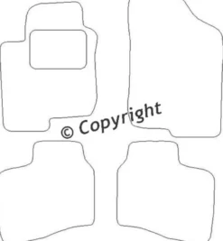 Textilmattor H-line Hyundai i30 CW
