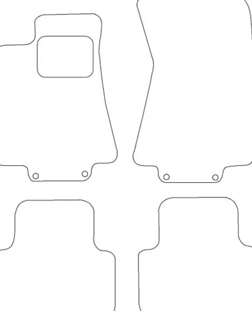 Textilmattor H-line Jaguar XJ