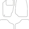 Textilmattor H-line Jeep Cherokee KJ