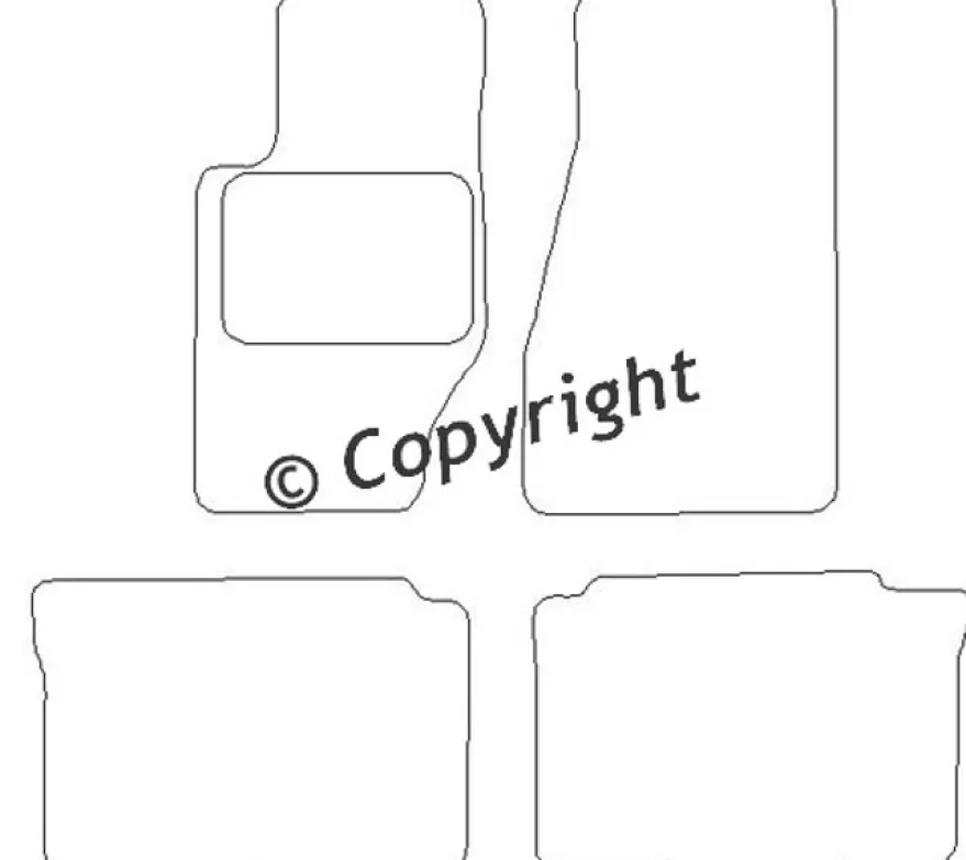 Textilmattor H-line Jeep Grand Cherokee WH