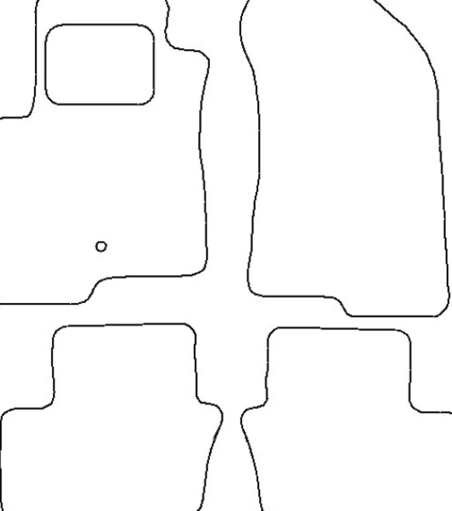 Textilmattor H-line Jeep Patriot MK