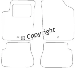 Textilmattor H-line Kia Picanto